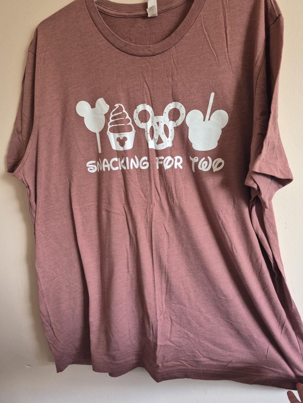 Bella Canvas Dusty Rose Womans Tee Pregnancy Shirt